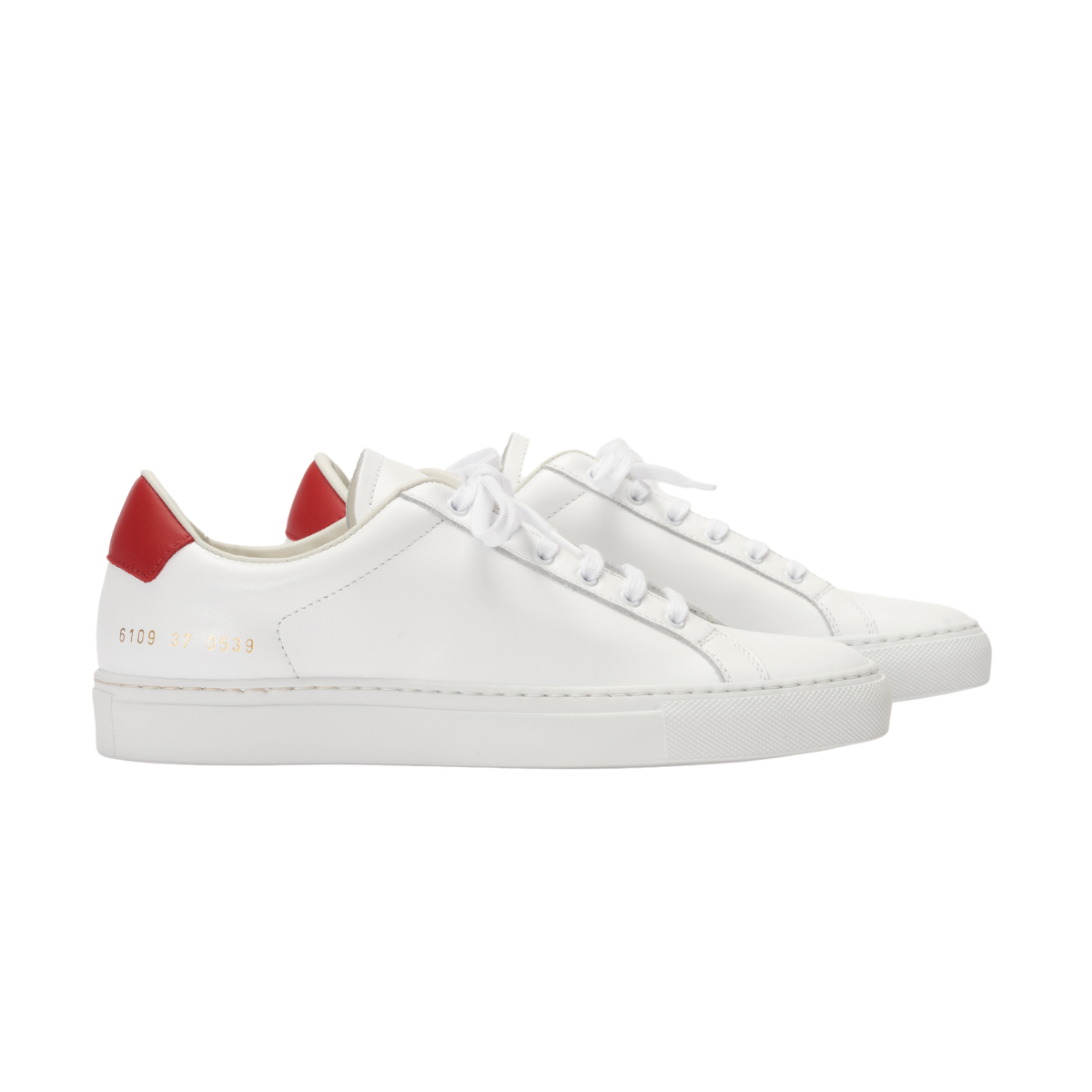 Common Projects | sneakers for women - 6109 Retro Low | White/Red | kapok