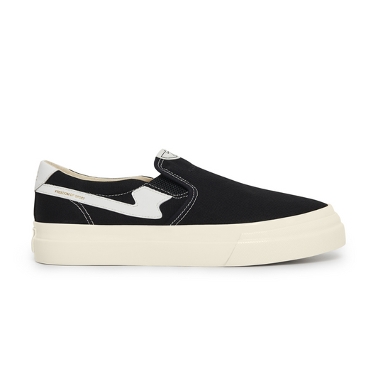 Black White Lister S Strike Canvas Sneakers (unisex)