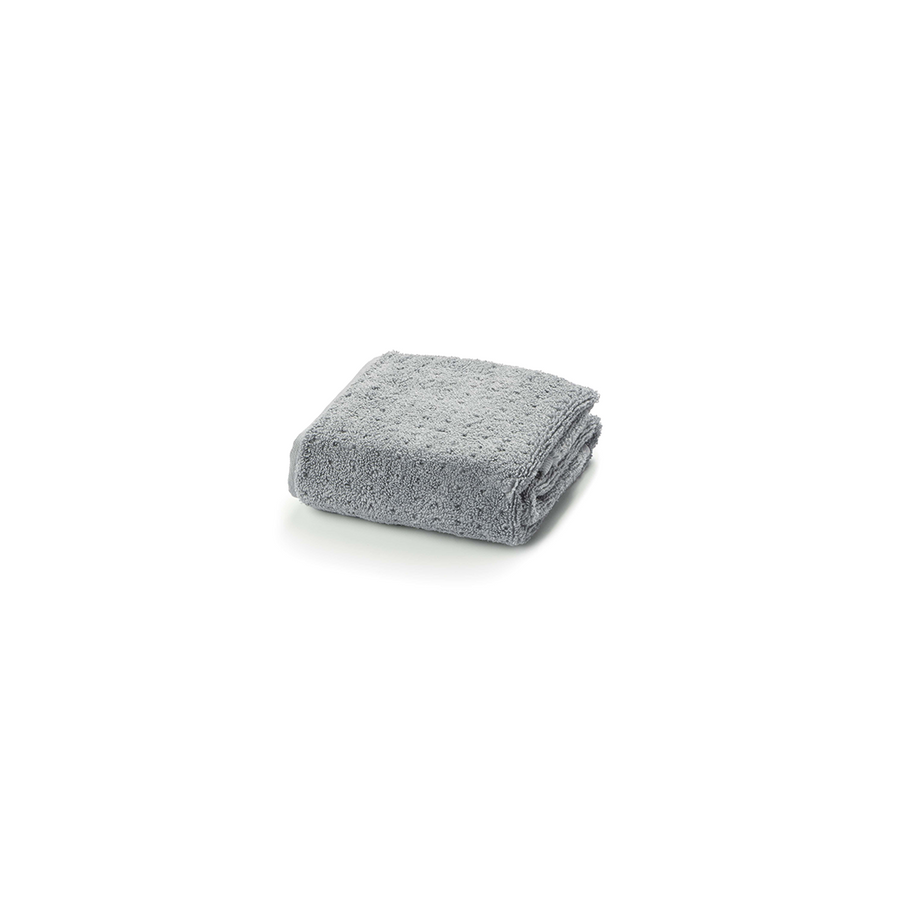 Lattice Organic Hand Towel in Silver Grey (small)