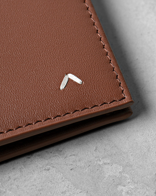 Topologie Slim Coin Wallet Plus Leather Brown – kapok