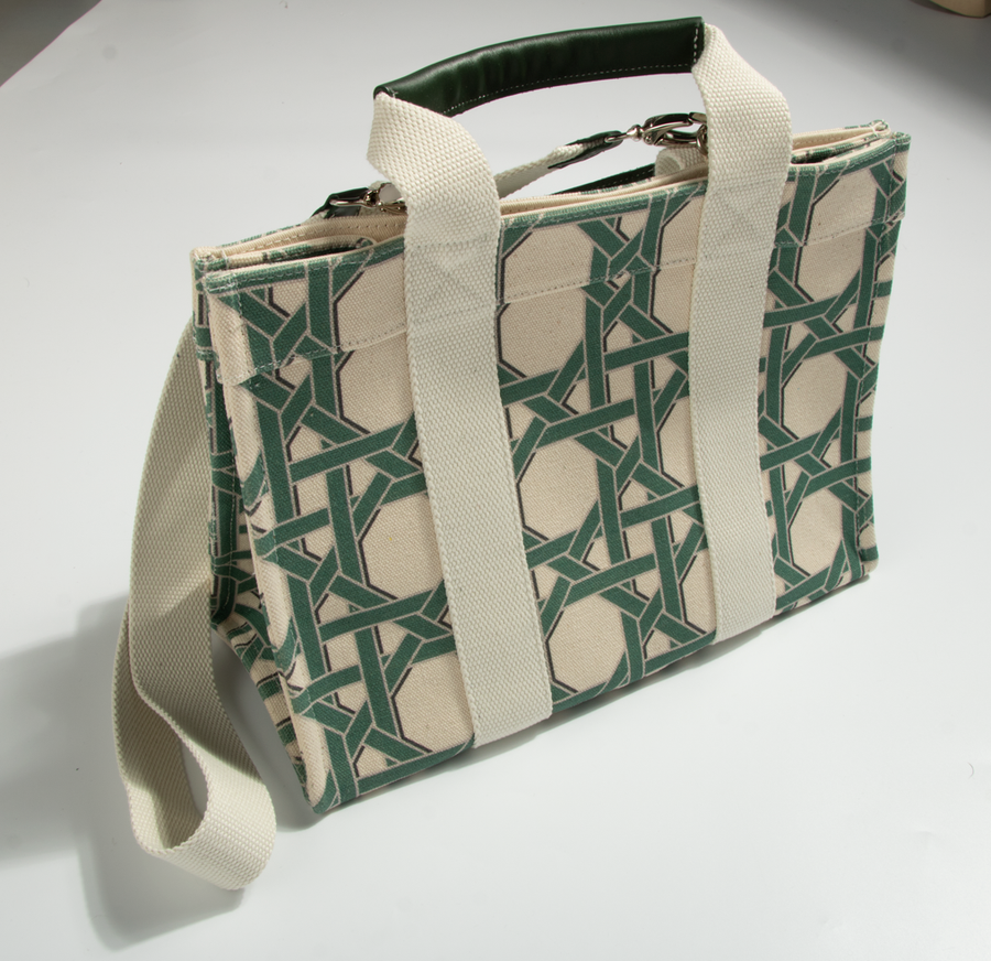 Tote Cannage Green M