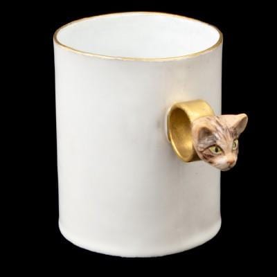 Serena Tabby Cat Cup