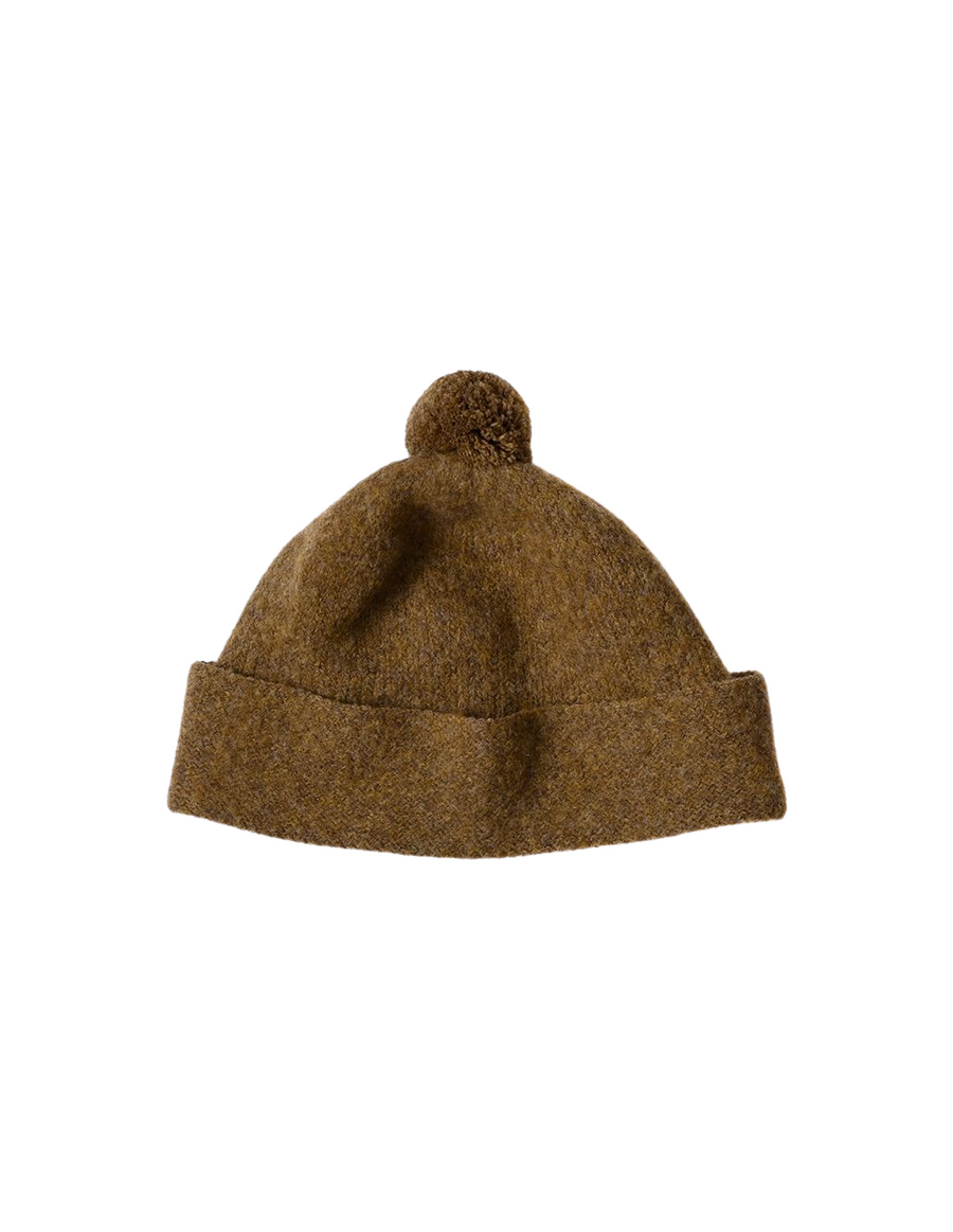 Felted Hat Shetland/Eix Mustard OS