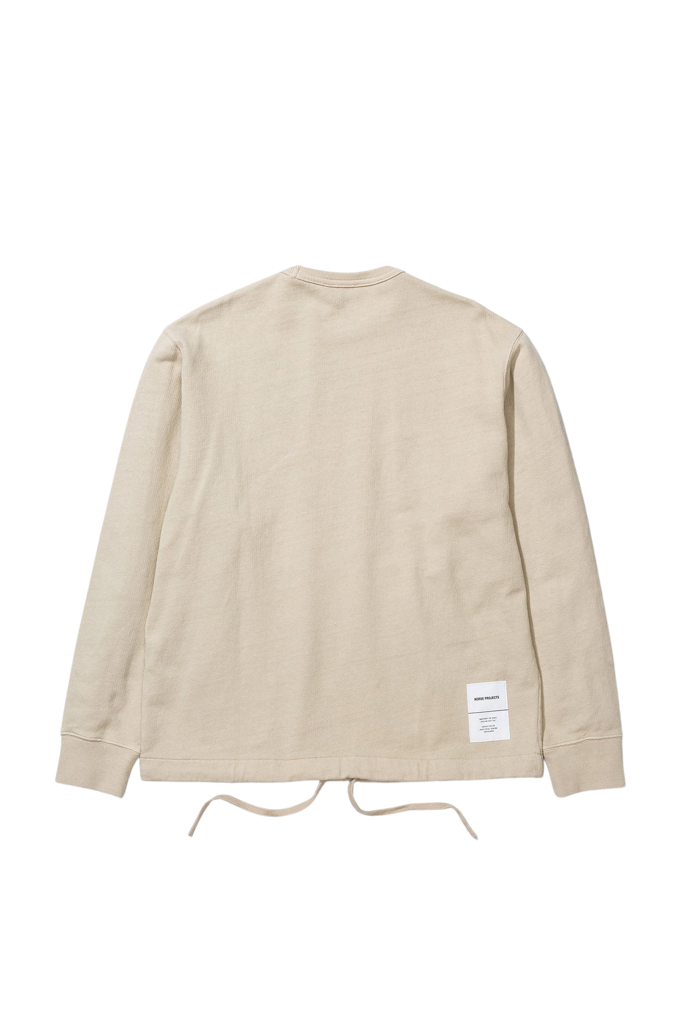 Norse Projects Fraser Tab Series Sweat Oatmeal