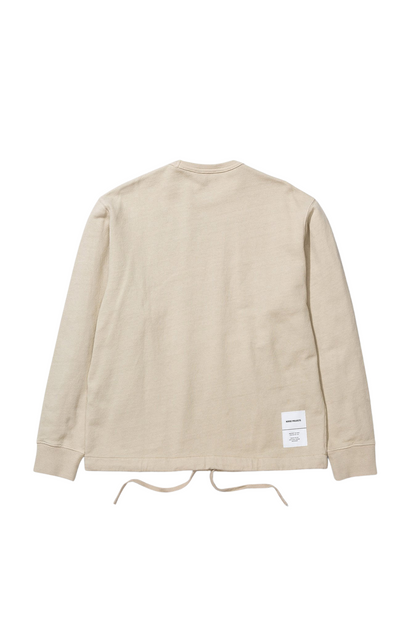 Norse Projects Fraser Tab Series Sweat Oatmeal