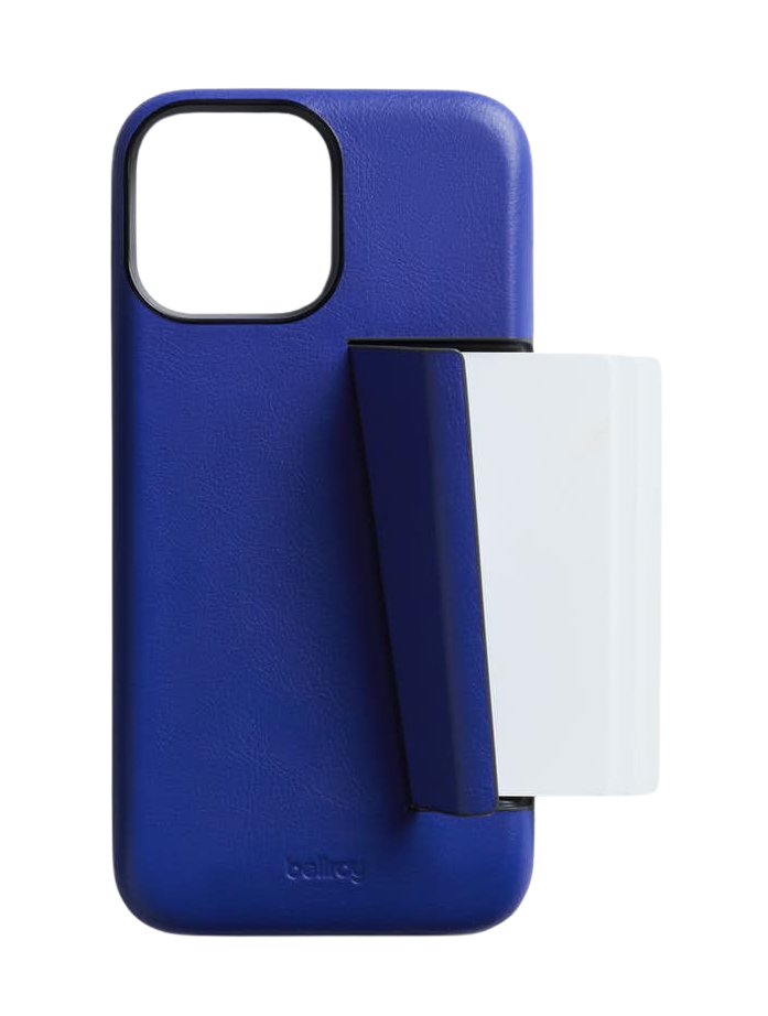 Phone Case 3 card iPhone 13 Pro Max - Cobalt