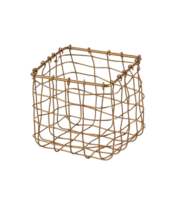 Brass Basket Square