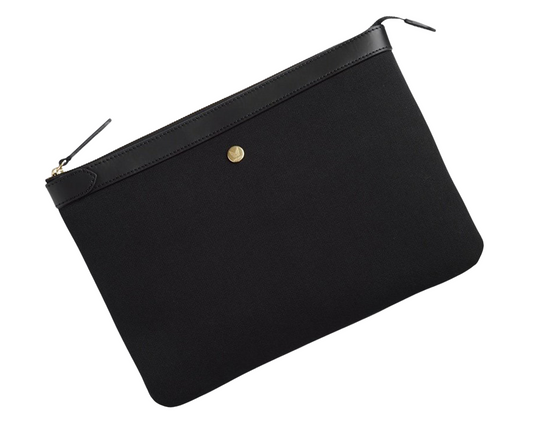 Leather Pouch Coal Black