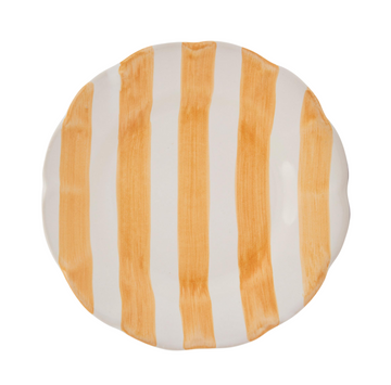 Stripes Yellow Plate 16cm
