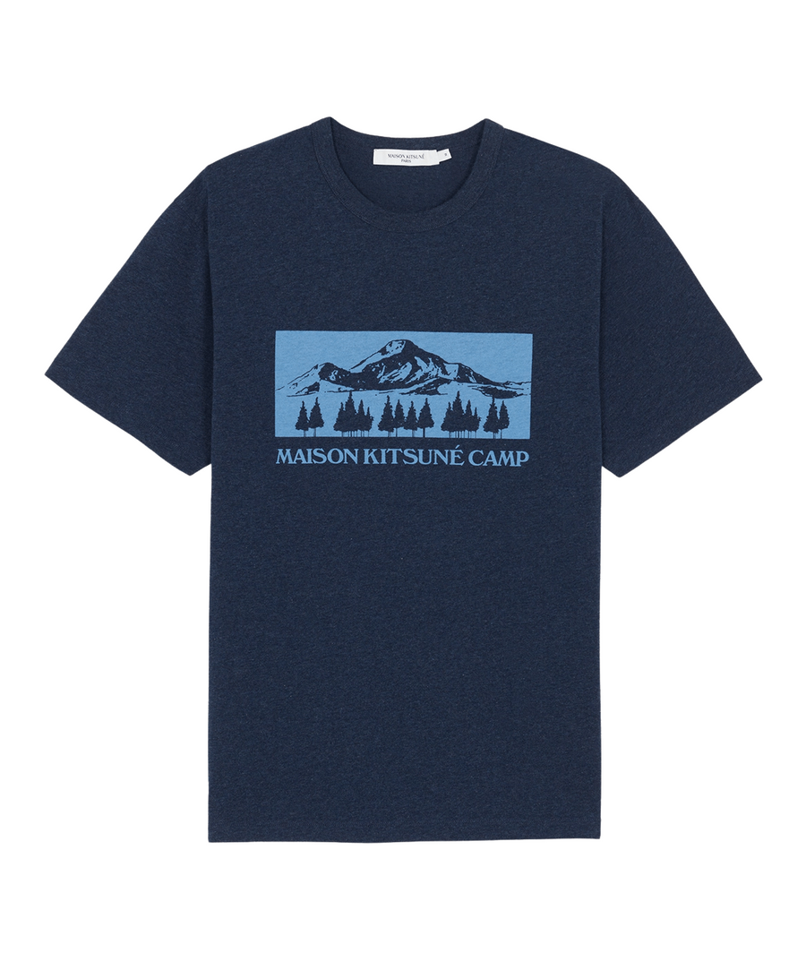 Mountain Camp Classic Tee-Shirt Navy Melange (men)