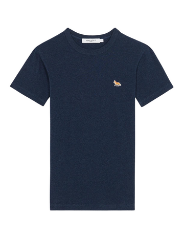 Baby Fox Patch Fitted Tee-Shirt Navy Melange (women)