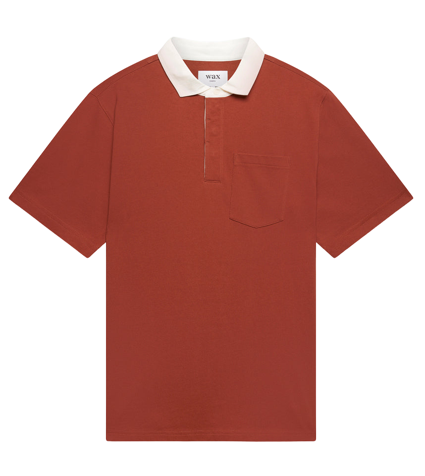 Doon S/S Rugby Shirt Rugby Rust