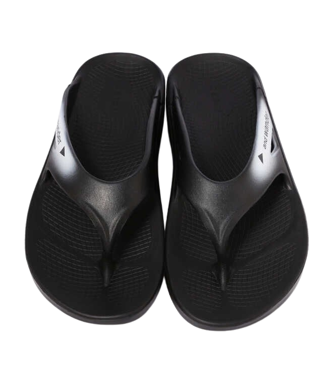 Oofos Original x And Wander Recovery Sandal Black