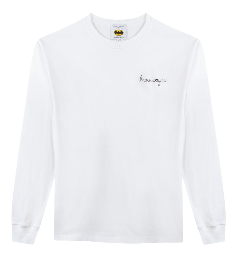 Maison Labiche Roquette Bruce Wayne T-Shirt White – kapok