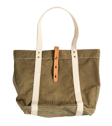 Army Green Totebag in Military Fabric OS