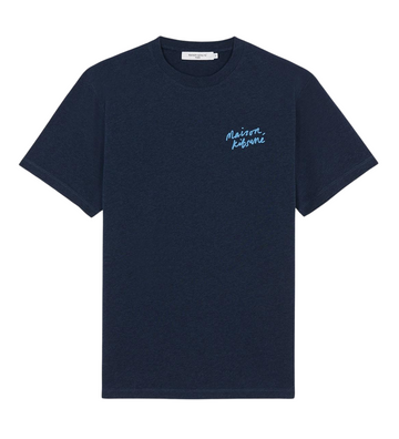 Mini Handwriting Classic Tee-Shirt Navy Melange (men)