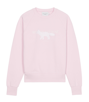 Fox Stamp Adjusted Sweatshirt Light Pink (women)