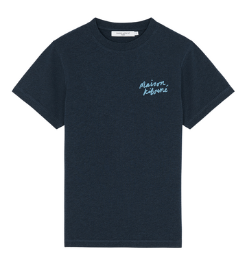 Mini Handwriting Classic Tee-Shirt Navy Melange (women)