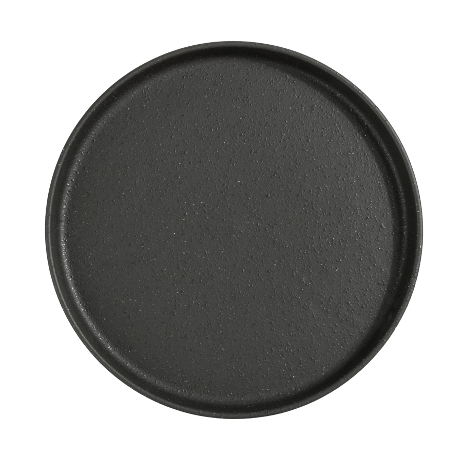 Kuro Short Rim Plate 23cm