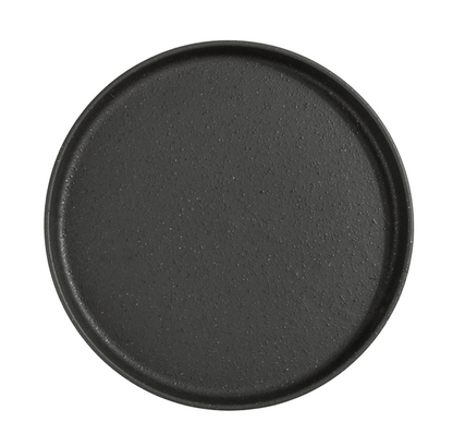 Kuro Short Rim Plate 23cm