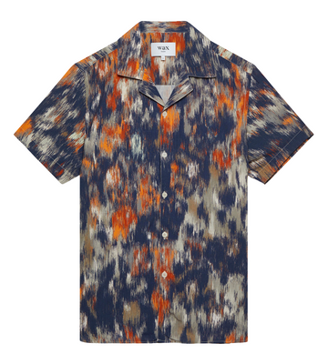 Didcot Shirt Watercolour Floral Navy Multi