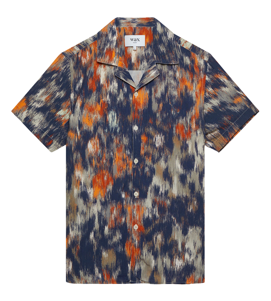Didcot Shirt Watercolour Floral Navy Multi