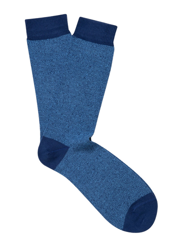 Twist Cotton Sock Atlantic Blue/Mid Blue