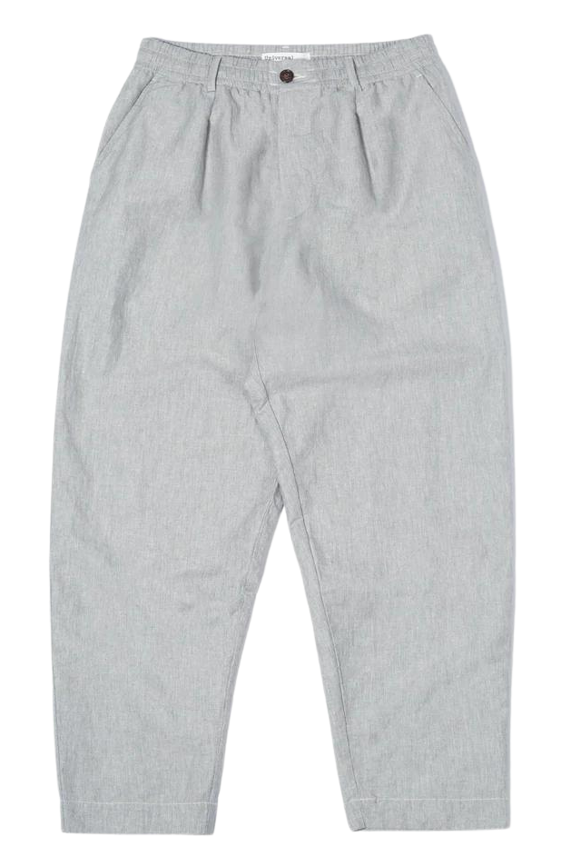 Pleated Track Pant Grey