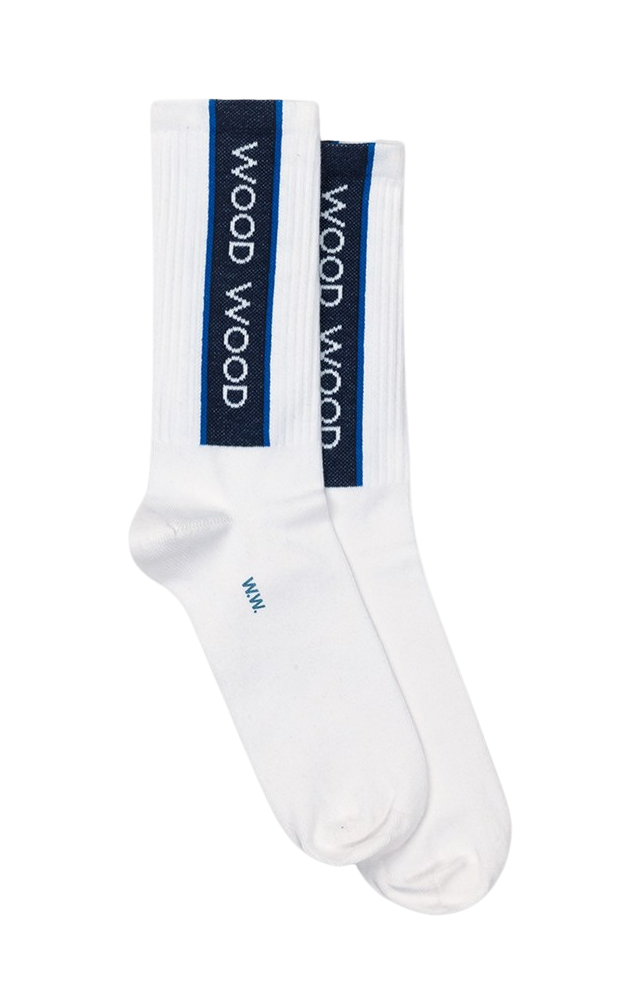Conor Logo Sports Socks White
