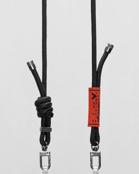 Wares Straps 6.0mm Rope Strap - Black Solid