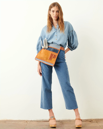 Artista blouse washed chambray