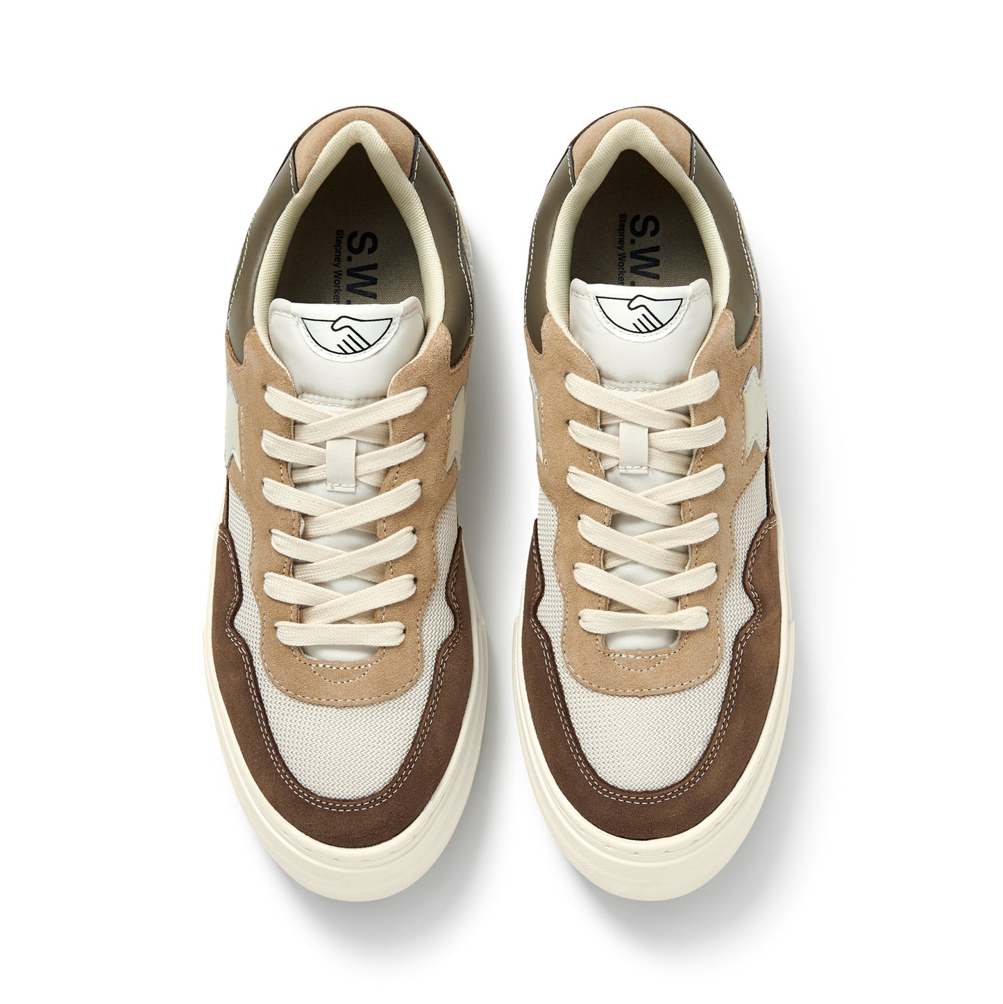 Bark Pearl S Strike Suede Mix Sneakers (men)