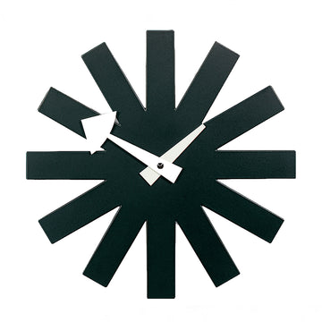 Vitra Asterisk Clock Diameter 250 Mm, Metal/ Black