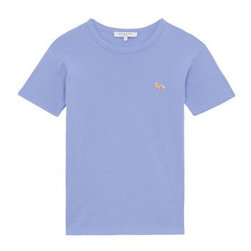 Baby Fox Patch Fitted Tee-Shirt Provencal Blue (women)