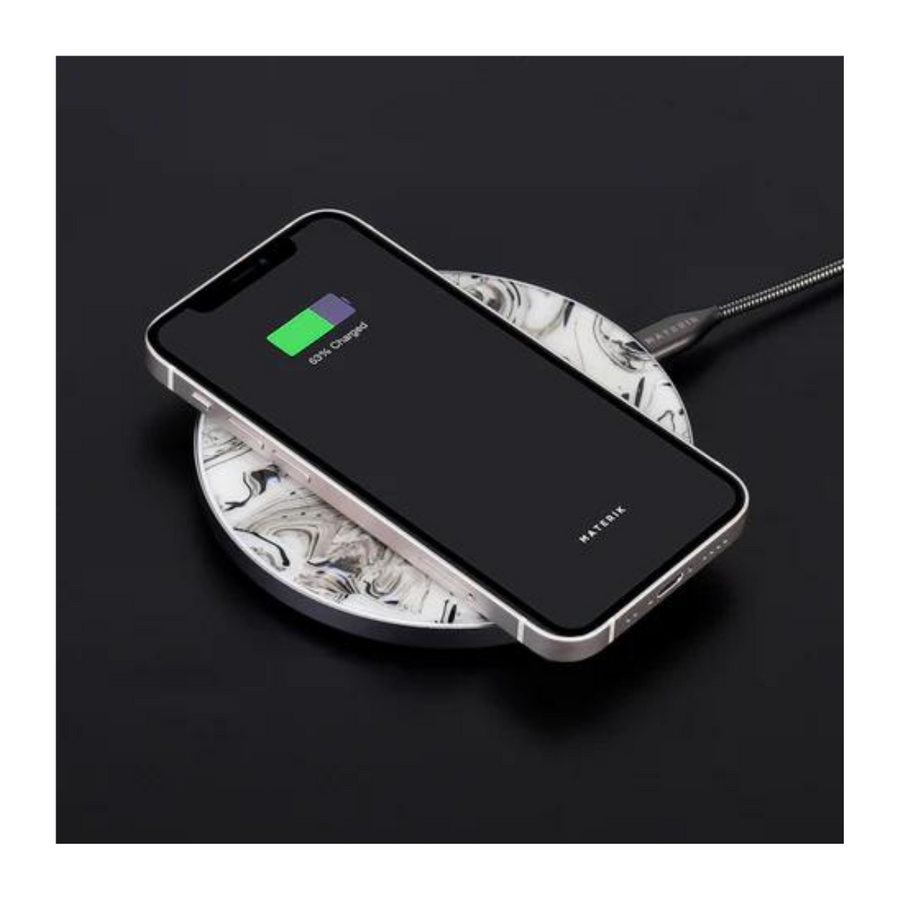 10W Luxury Wireless Charger White