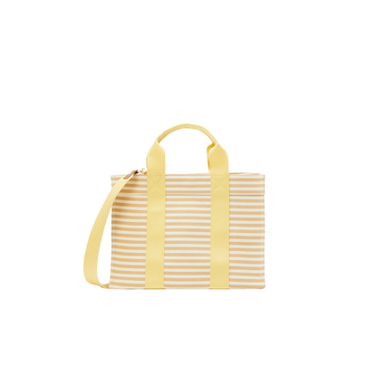 Tote Marinere Beige Logostrap Yellow M