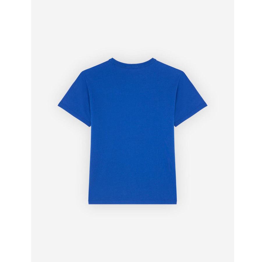 Chillax Fox Patch Classic Tee-Shirt Deep Blue (unisex)