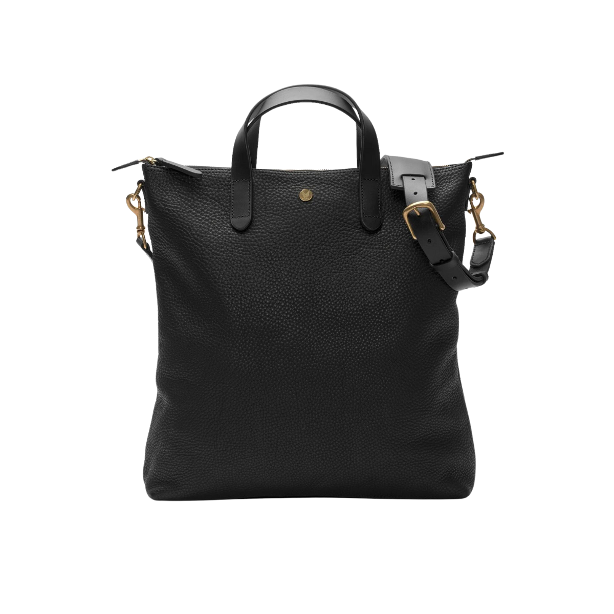 Shopper Leather, Black/Black