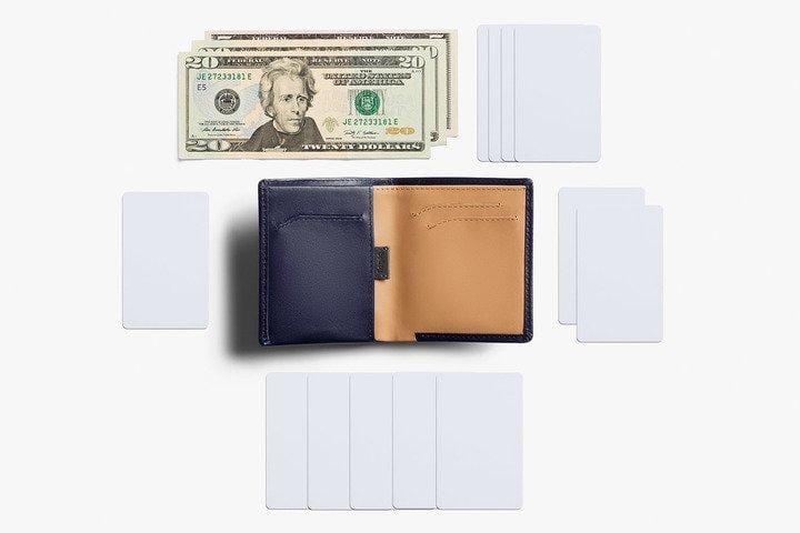 Note Sleeve Wallet Navy RFID