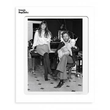 30x40 cm La Galerie Photo Birkin Gainsbourg Dog 1973