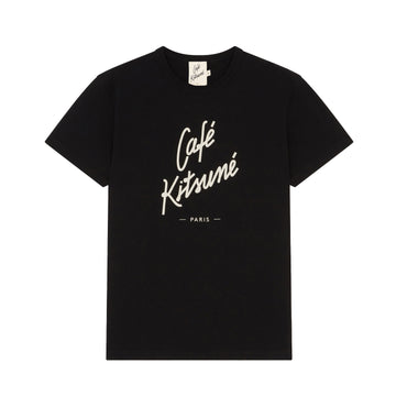 Tee-Shirt Cafe Kitsune Black (unisex)