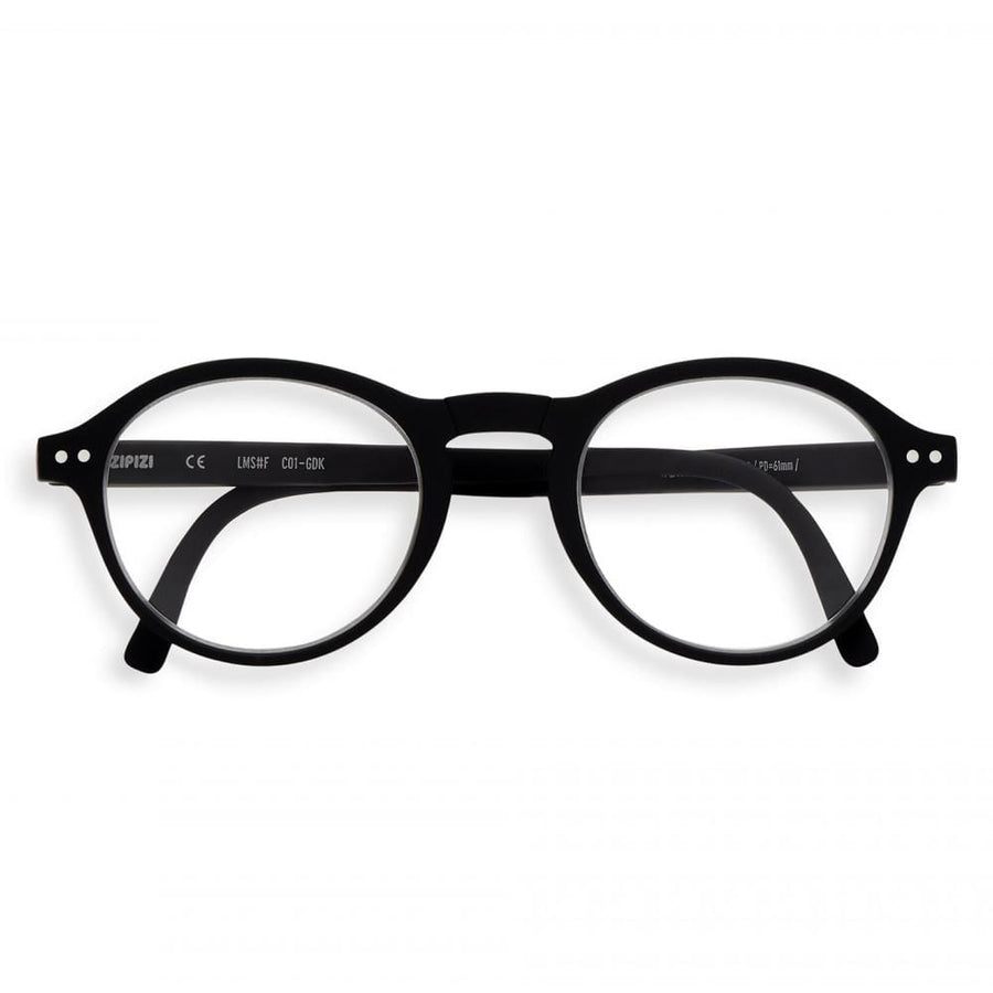 foldable reading glasses #F Black +1,50