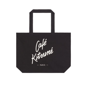 Tote Bag Cafe Kitsune Black U