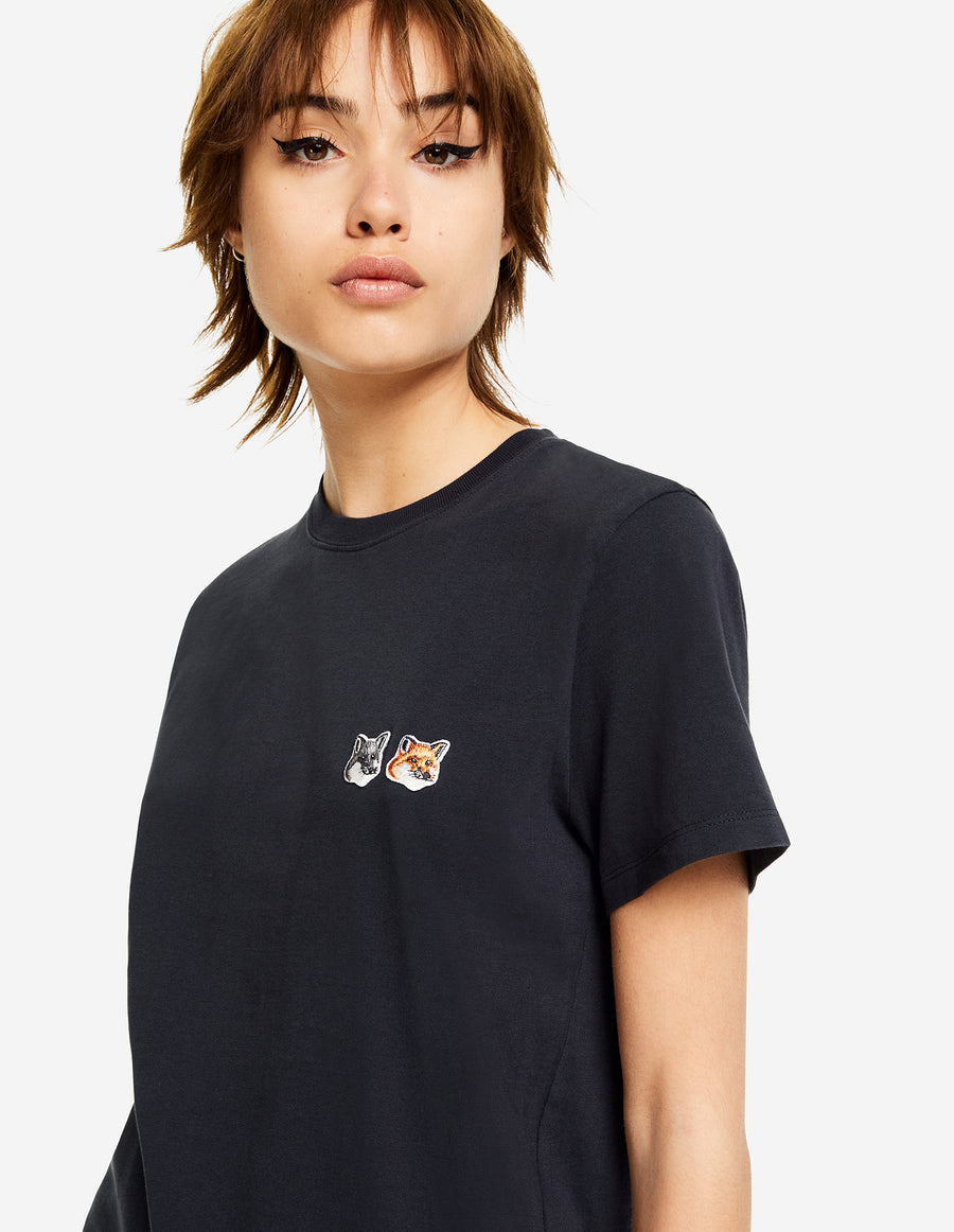 Double Fox Head Patch Classic Tee-Shirt Anthracite (unisex)