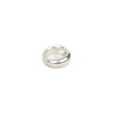 Candice Ring Thick Band Sterling Silver