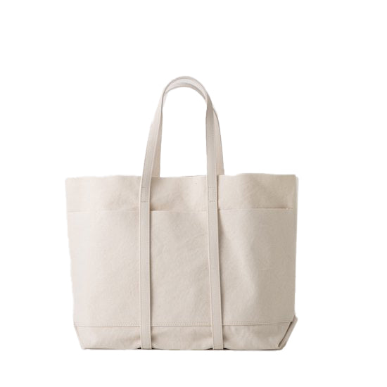 Canvas 6P Tote White M