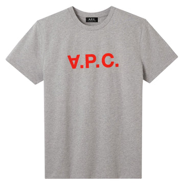 T-Shirt Vpc H Neon Rouge Gris Clair Chine (men)