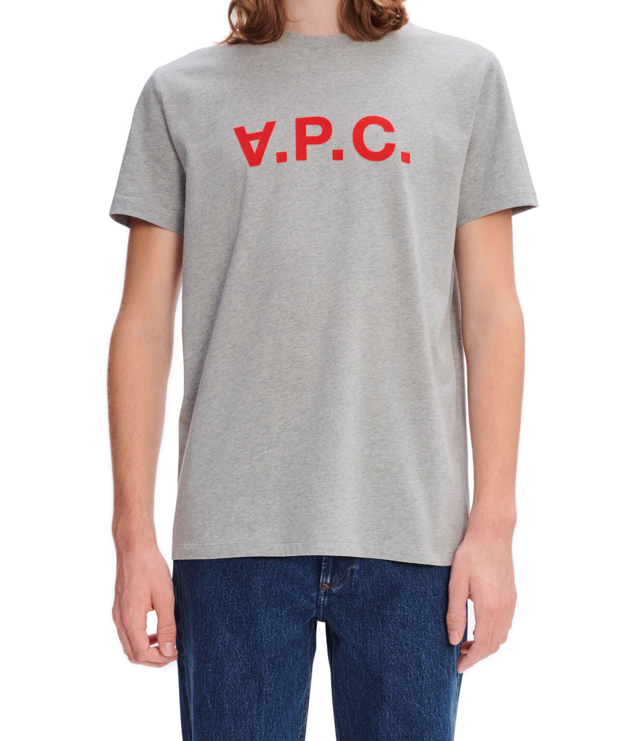 T-Shirt Vpc H Neon Rouge Gris Clair Chine (men)