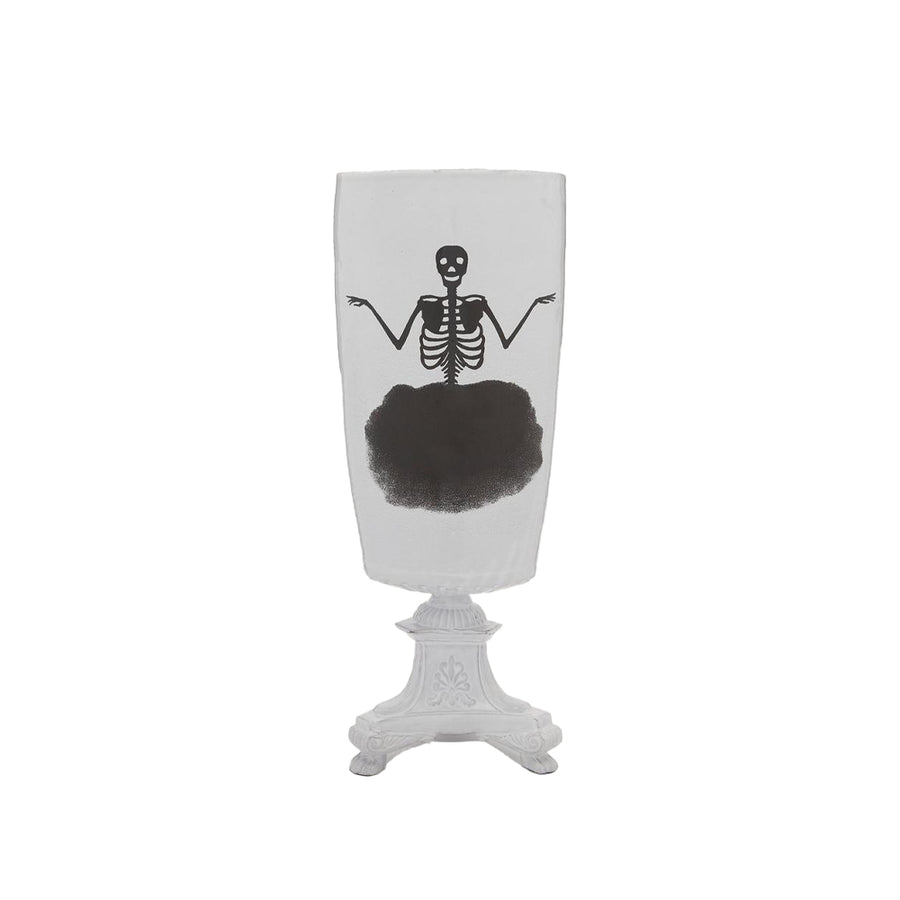 John Derian Skeleton Of Death Vase