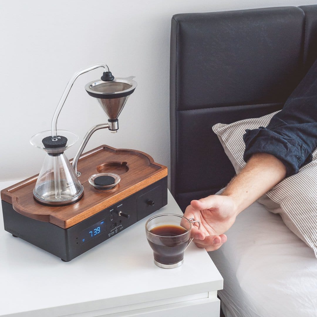 Coffee Alarm Clock Black